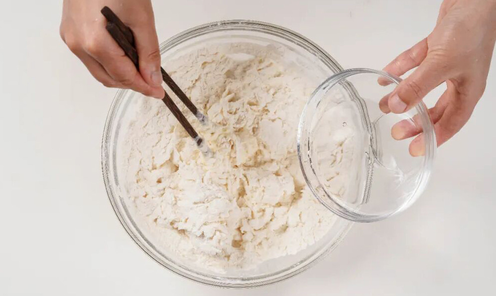 proper water add in dough